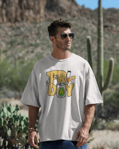 Friday Design Over Sized T Shirt